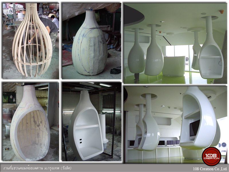 งานที่แขวนคอมห้อยเพดาน