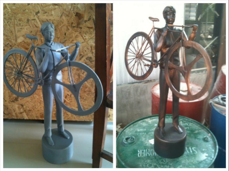 งานประติมากรรมตามแบบ