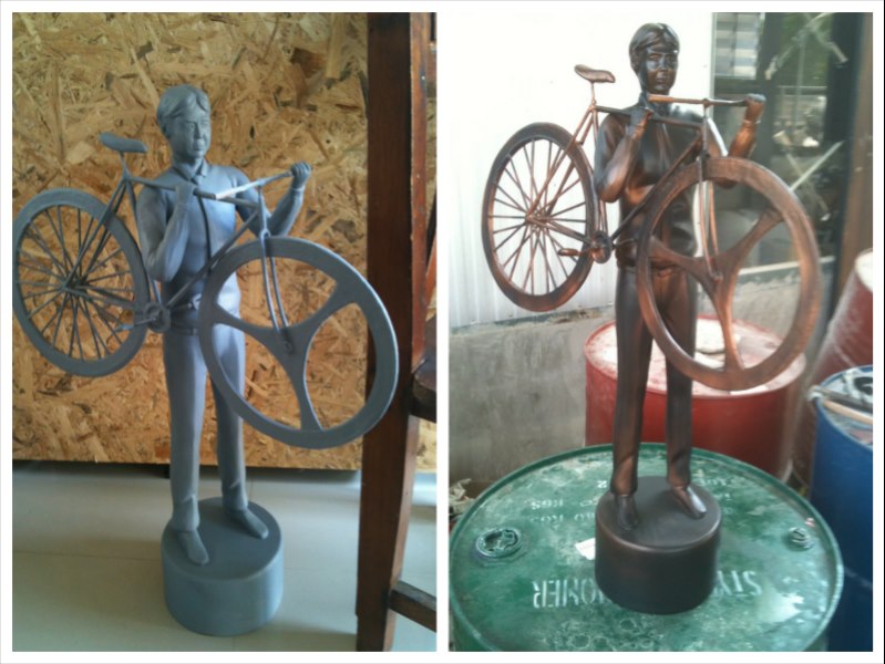 งานประติมากรรมตามแบบ