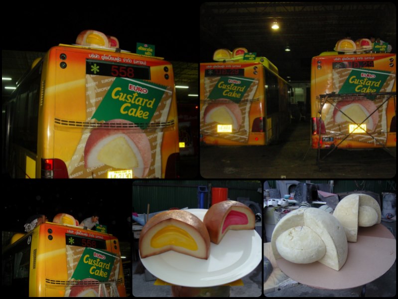 งานโฆษณา 3d รถเมล์ EURO